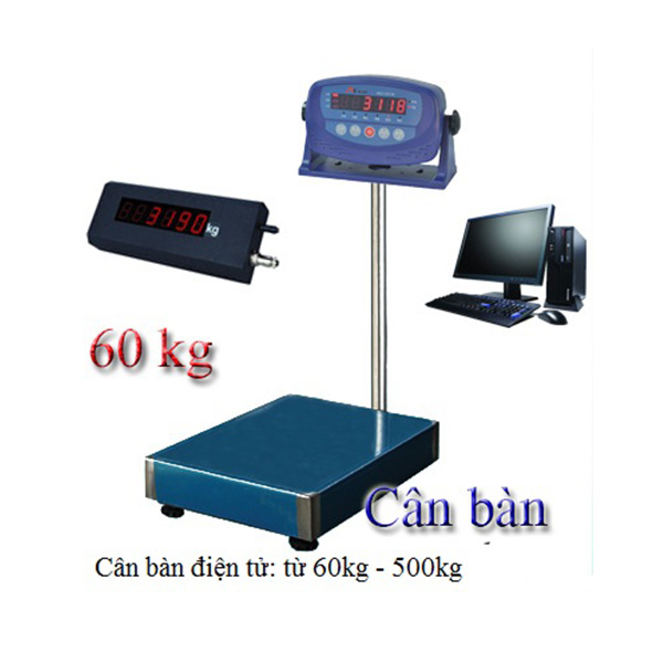 Cân bàn điện tử 60kg-500kg